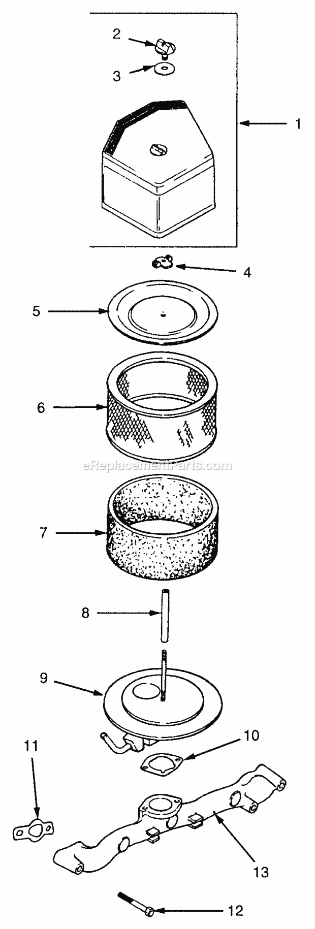 Part Location Diagram of 746-3070 MTD Cable assy-throttle
